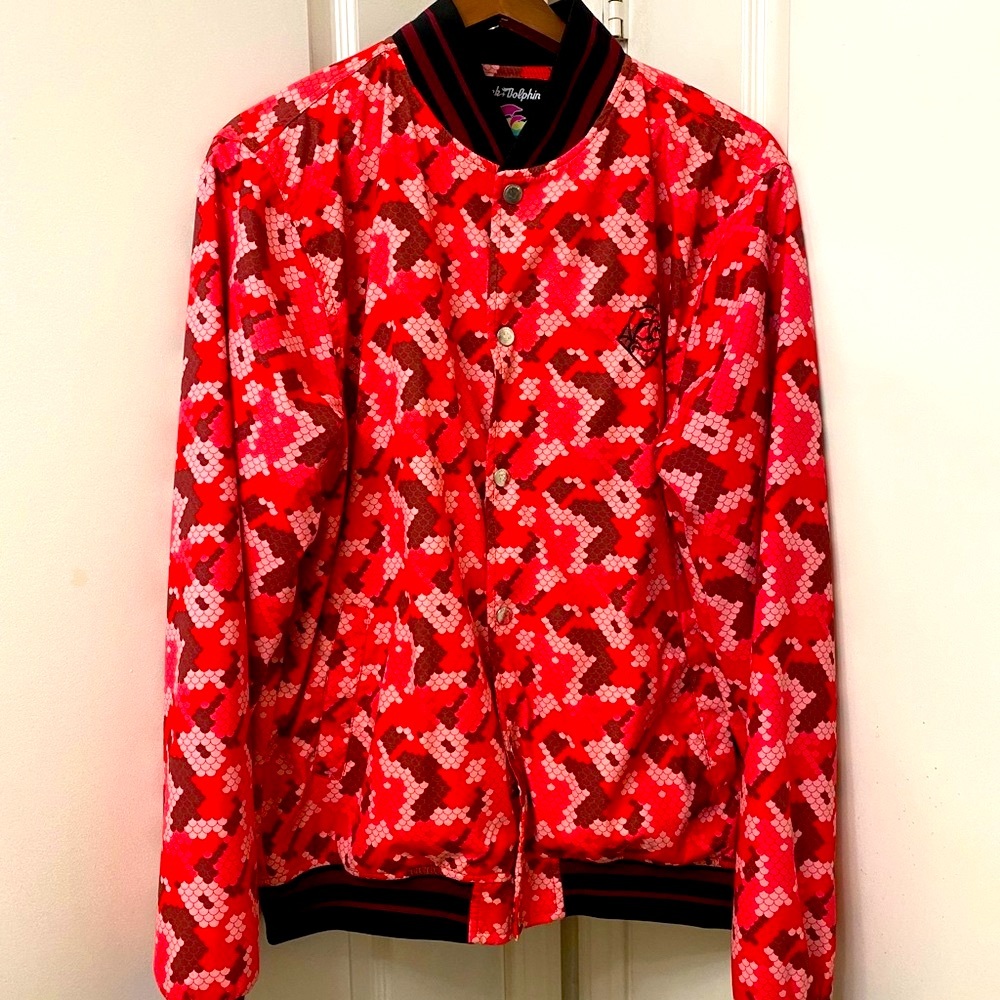 Pink + Dolphin Bomber Jacket